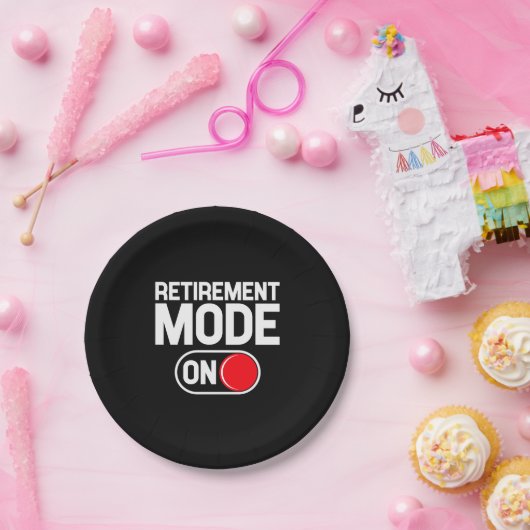 Funny Retirement Pappteller (Party)