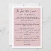 Funny Retirement Party Einladung (Vorderseite)