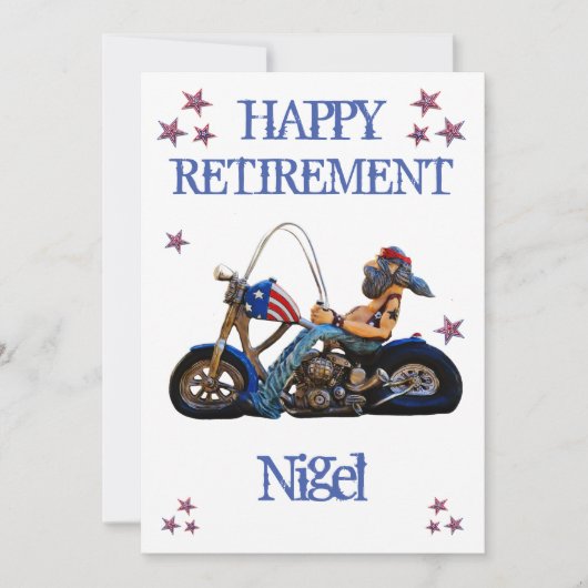 Funny Retirement Party Einladung (Vorderseite)