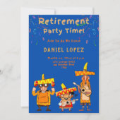 Funny Retirement Party Invitation Fiesta Einladung (Vorderseite)