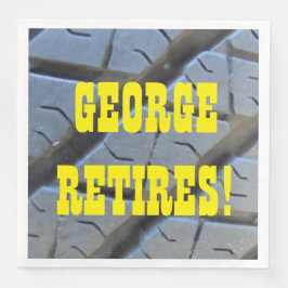 Funny Retirement Party Napkins Serviette