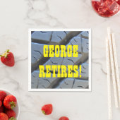 Funny Retirement Party Napkins Serviette (Beispiel)