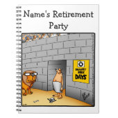 Funny Retirement Partys Guest Book Notizblock (Vorderseite)