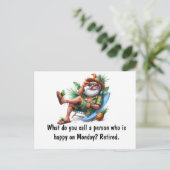 Funny Retirement Postkarte (Stehend Vorderseite)