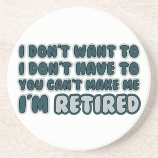 Funny Retirement Quote Getränkeuntersetzer