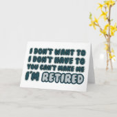 Funny Retirement Quote Karte (Gelbe Blume)