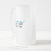 Funny Retirement Quote Mattglas Bierglas (Vorderseite Links)