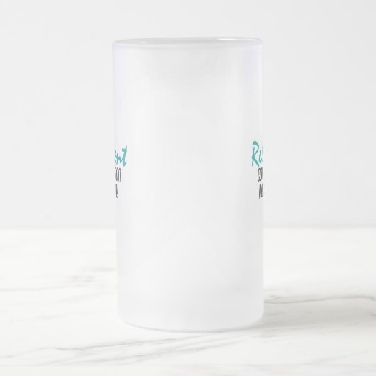 Funny Retirement Quote Mattglas Bierglas (Mittel)