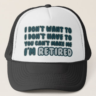 Funny Retirement Quote Truckerkappe