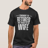 Funny Retirement Rent Spaß Husband-Vater Geschenk  T-Shirt (Vorderseite)