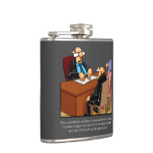 Funny Retirement Spaß Flask Gift Flachmann (Rechts)
