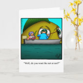 Funny Retirement Spaß Grußkarte Karte (Gelbe Blume)