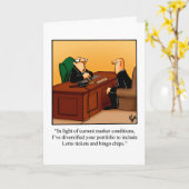 Funny Retirement Spaß Grußkarte Karte (Gelbe Blume)