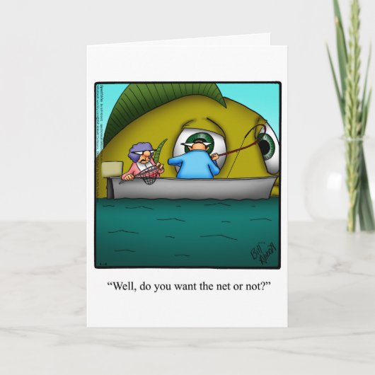 Funny Retirement Spaß Grußkarte Karte (Vorderseite)