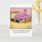 Funny Retirement Spaß Grußkarte "Spectickles" Karte (Gelbe Blume)