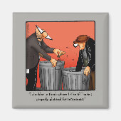 Funny Retirement Spaß Magnet (Vorne)