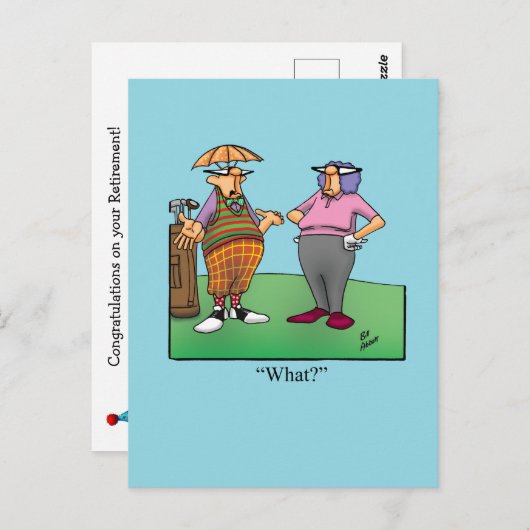 Funny Retirement Spaß Postcard "Spectickles" Postkarte (Vorne/Hinten)