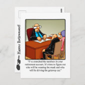 Funny Retirement Spaß Postcard "Spectickles" Postkarte (Vorne/Hinten)