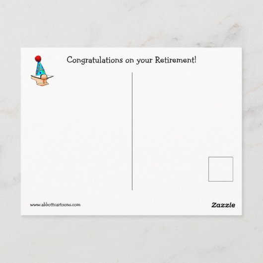 Funny Retirement Spaß Postcard "Spectickles" Postkarte (Rückseite)
