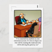 Funny Retirement Spaß Postcard "Spectickles" Postkarte (Vorne/Hinten)