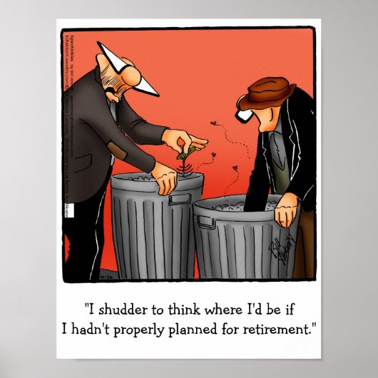 Funny Retirement Spaß Poster (Vorne)