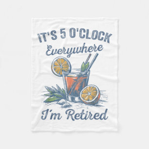 Funny Retirement Spaß Schwanz Gl Spaß Remüde Joke Fleecedecke