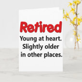 Funny Retirement Sprichwort Karte (Gelbe Blume)