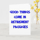 Funny Retirement Sprichwort Karte (Gelbe Blume)