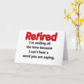 Funny Retirement Sprichwort Karte (Gelbe Blume)