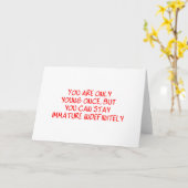 Funny Retirement Sprichwort Karte (Gelbe Blume)