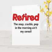 Funny Retirement Sprichwort Karte (Gelbe Blume)