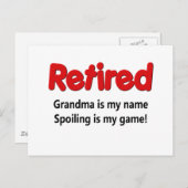 Funny Retirement Sprichwort Postkarte (Vorne/Hinten)