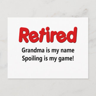 Funny Retirement Sprichwort Postkarte