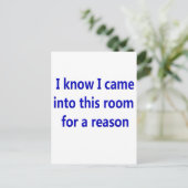 Funny Retirement Sprichwort Postkarte (Stehend Vorderseite)