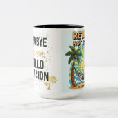 ☕ Funny Retirement Tasse | Auf Wiedersehen Tension (Mittel)