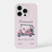Funny Retirement This Is How I Roll Golf Cart Gift iPhone Hülle (Rückseite)