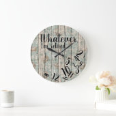 Funny Retirement Was auch immer ich müde bin Große Wanduhr (Zuhause)