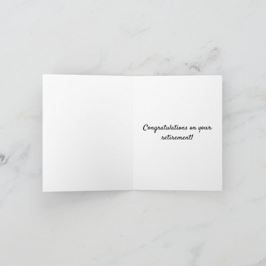 Funny Retiring Nurse Medical RN Rentirement Karte (Innenseite)