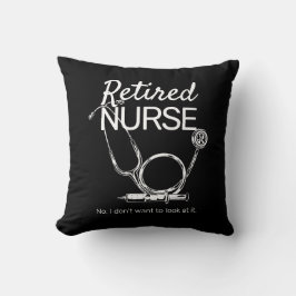 Funny Retiring Nurse Retirement Nurse Pflege Kissen