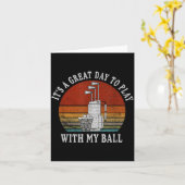 Funny Retre Golf Tee For Men Golf,funny Srt Father Karte (Gelbe Blume)