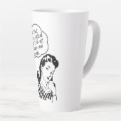 Funny Retreading Club Book Milchtasse (Rechte Ecke)