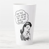 Funny Retreading Club Book Milchtasse (Vorderseite)