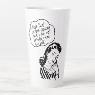 Funny Retreading Club Book Milchtasse