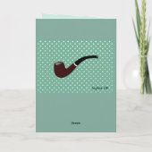 Funny Retro 1950er Vatertag Custom Message Karte (Rückseite)