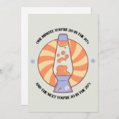 Funny Retro 70er Feiertagskarte (Vorne/Hinten)