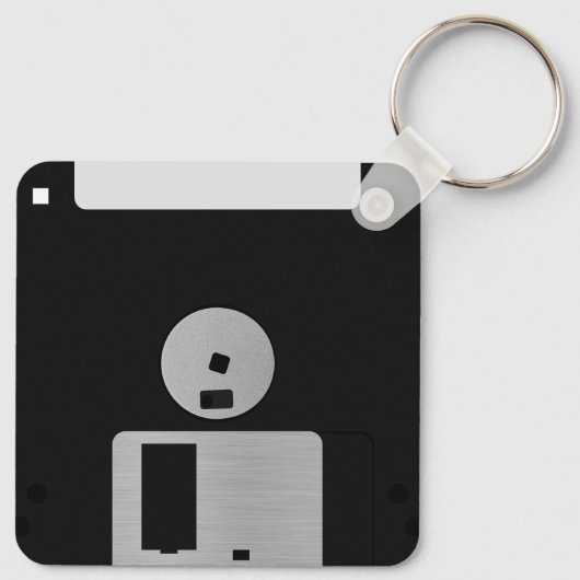 Funny Retro 80er Computer Floppy Disk Schlüsselanh Schlüsselanhänger (Rückseite)