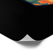 Funny Retro Alligator See Ya Later Poster (Ecke)