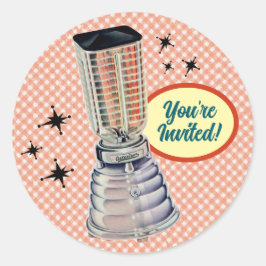 Funny Retro Appliances Brautparty Stickers