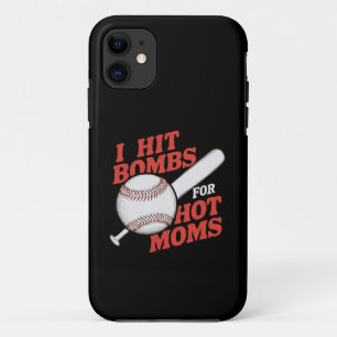 Funny Retro Baseball ich treffen Bomben für heiße  Case-Mate iPhone Hülle