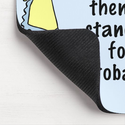 Funny Retro Best Foot Demotivational Mousepad (Ecke)